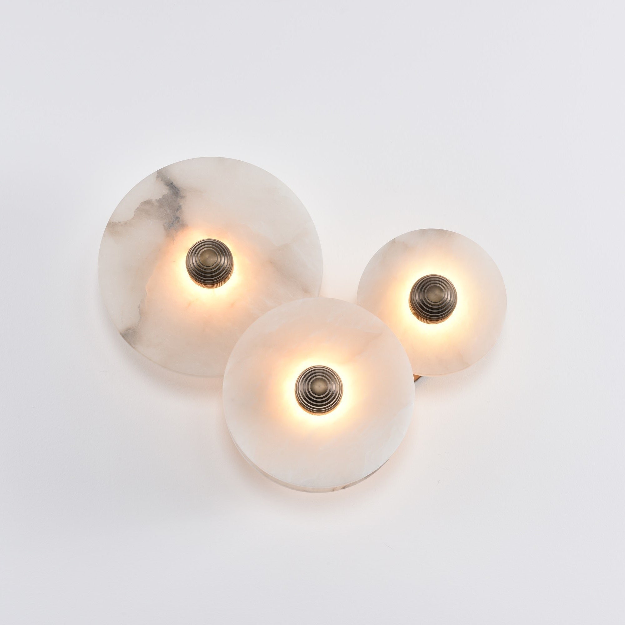 Selene Plafonnier Minimaliste en Albâtre