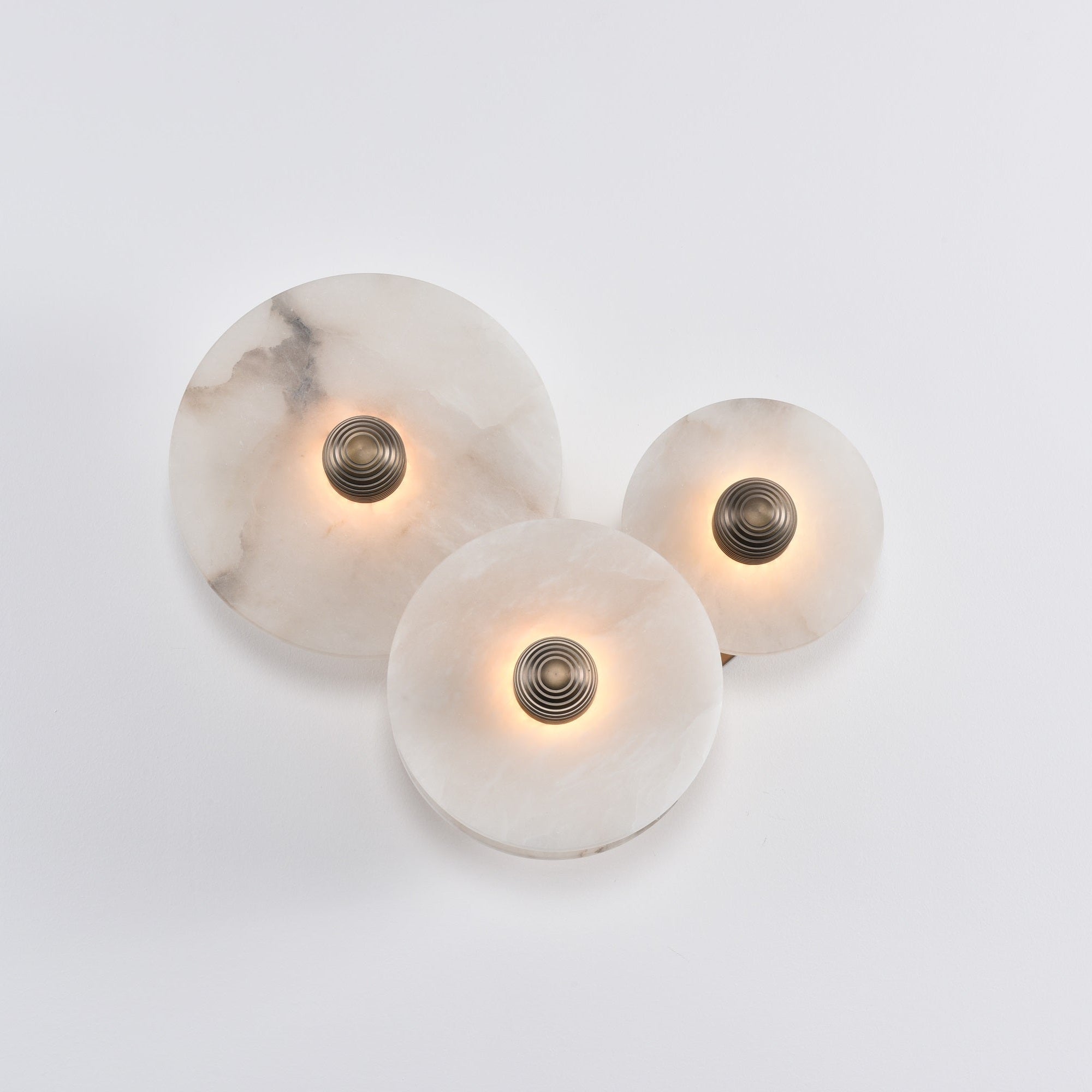 Selene Plafonnier Minimaliste en Albâtre