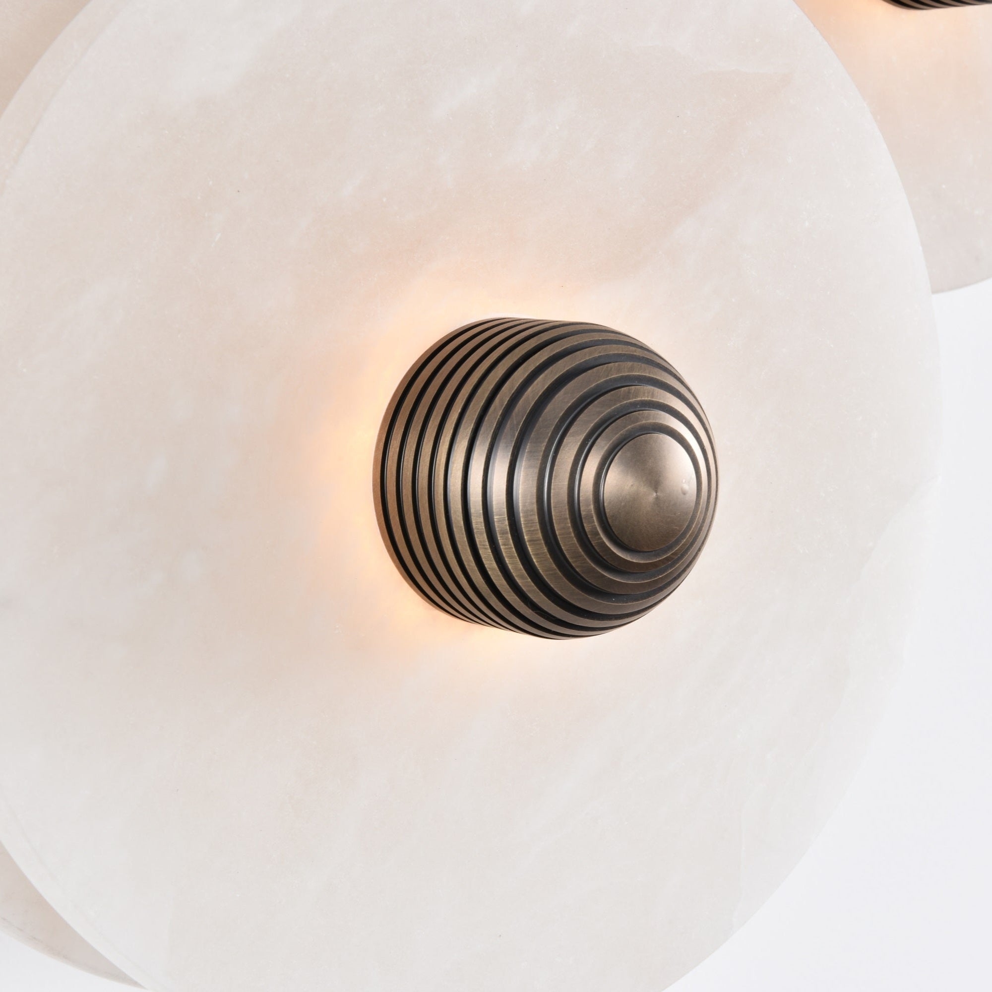 Selene Plafonnier Minimaliste en Albâtre