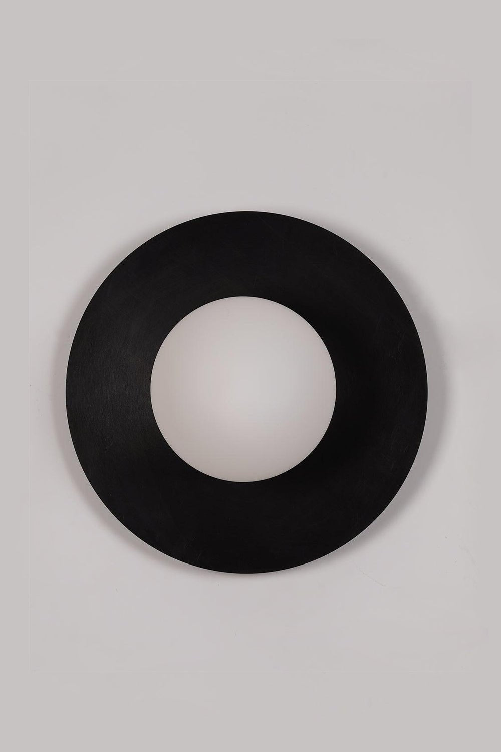 Godfrey Applique Murale Ronde Art Minimaliste en Laiton et Verre