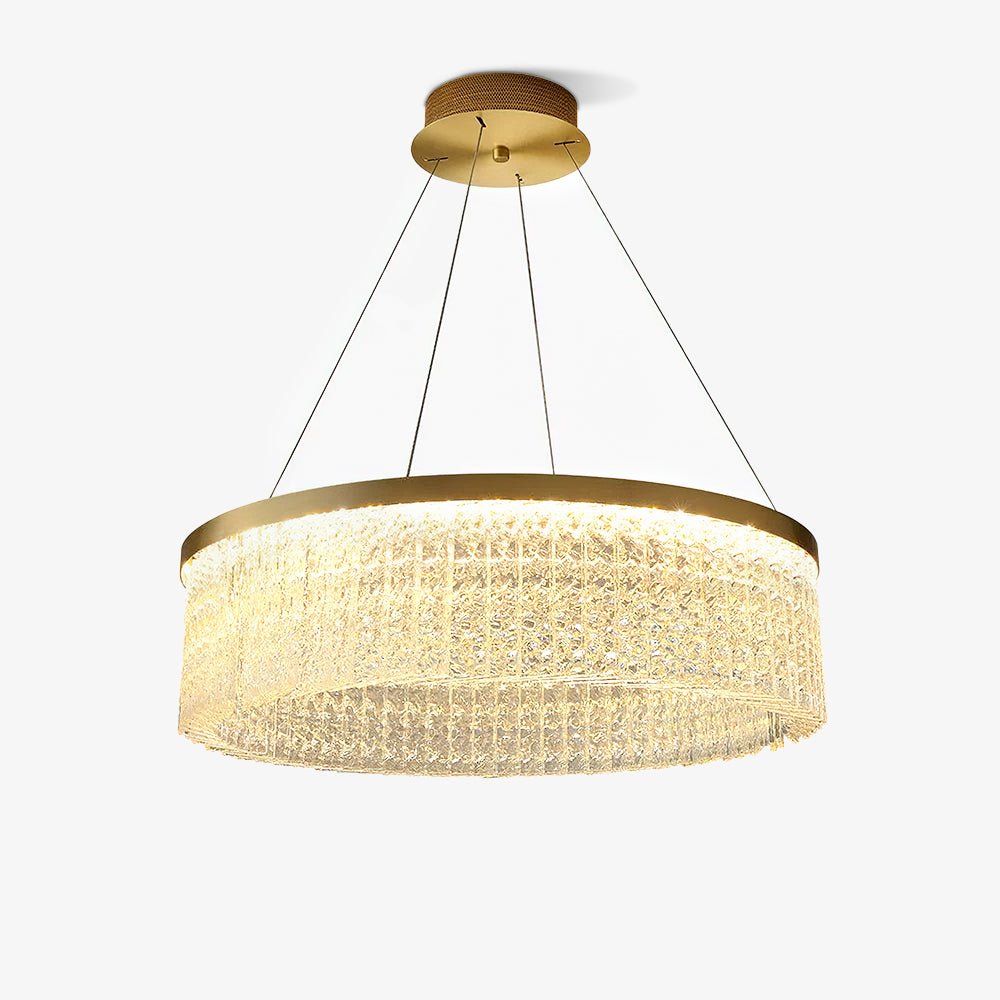 Lustra Lustre Halo Rond en Cristal