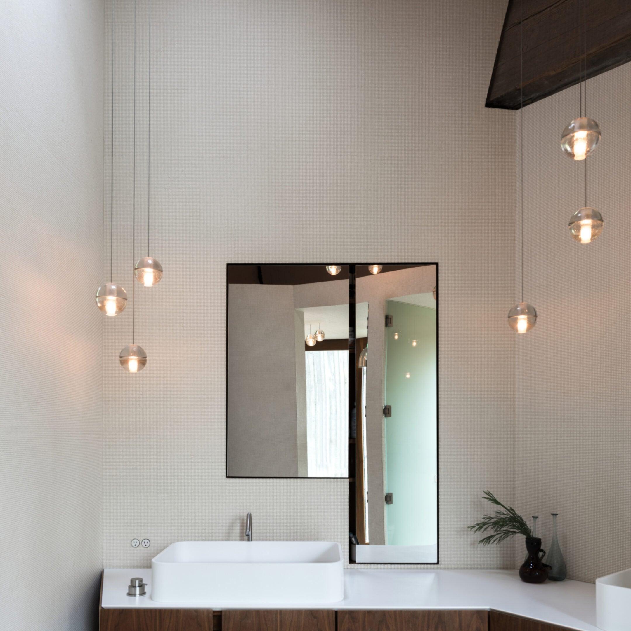 Round Lustre Groupe Suspendu Gouttes de Cristal