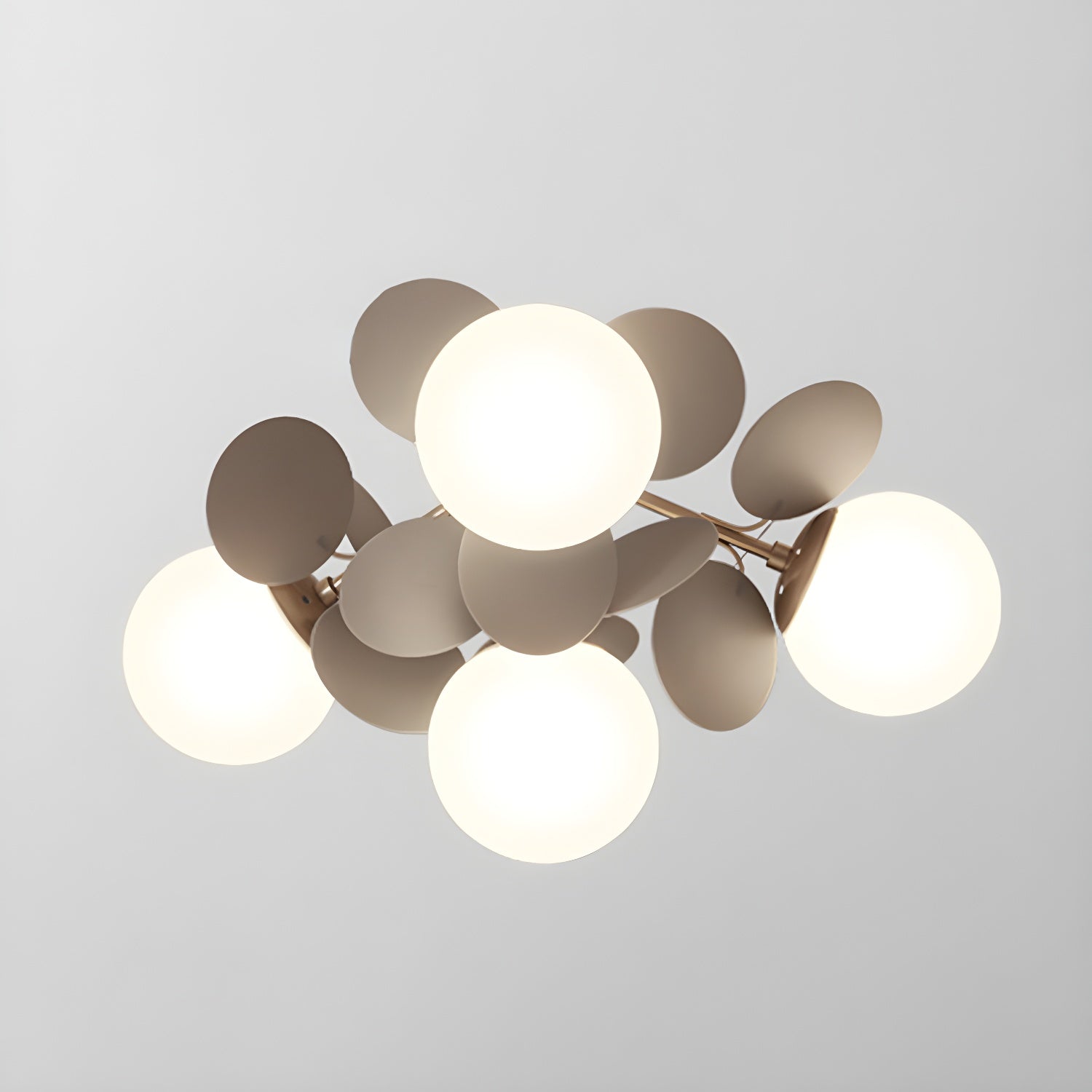 Solara Plafonnier Rond Macaron aux Couleurs Pastel