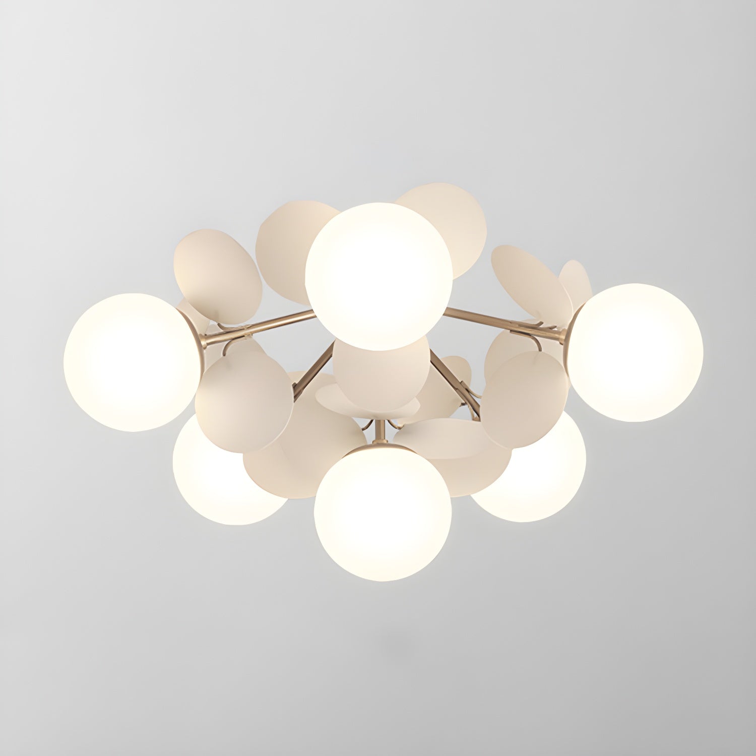 Solara Plafonnier Rond Macaron aux Couleurs Pastel