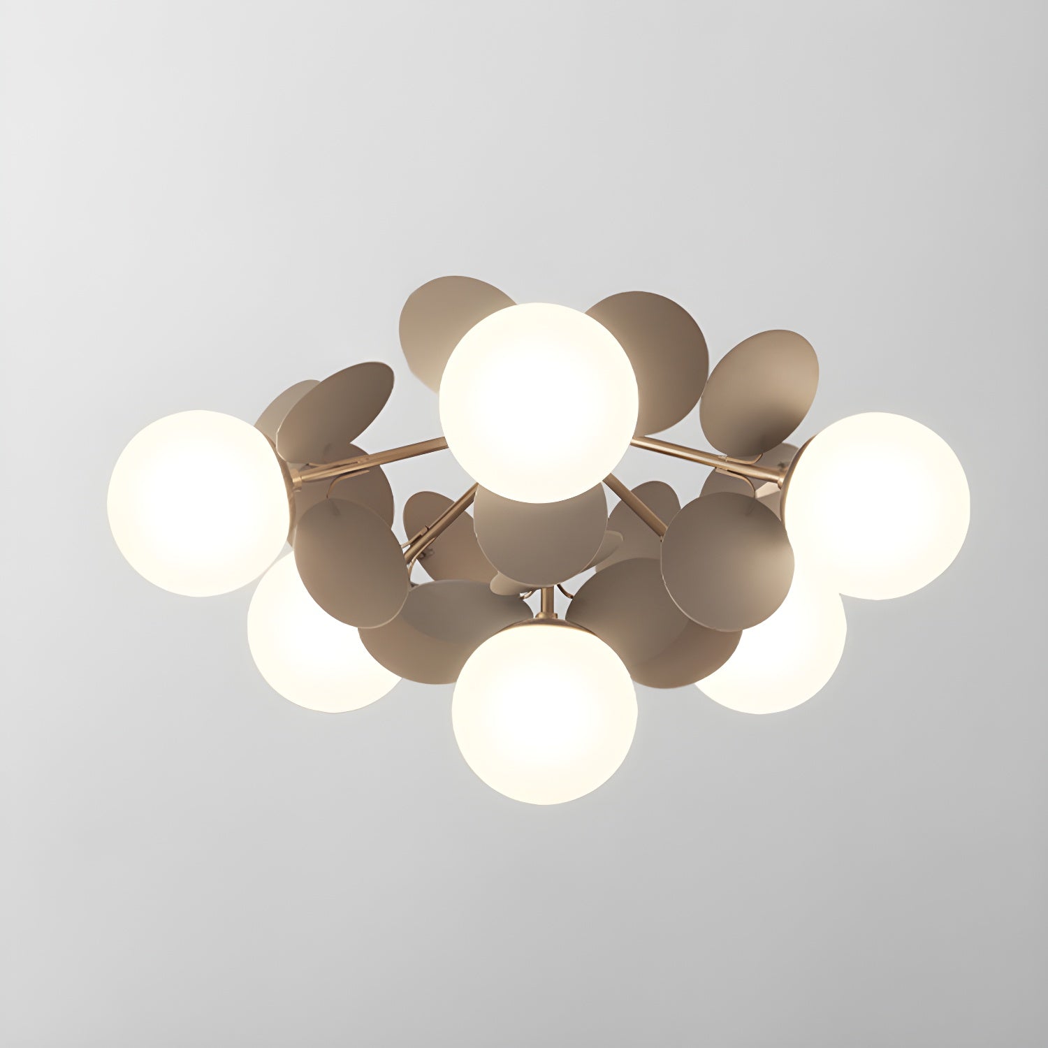 Solara Plafonnier Rond Macaron aux Couleurs Pastel