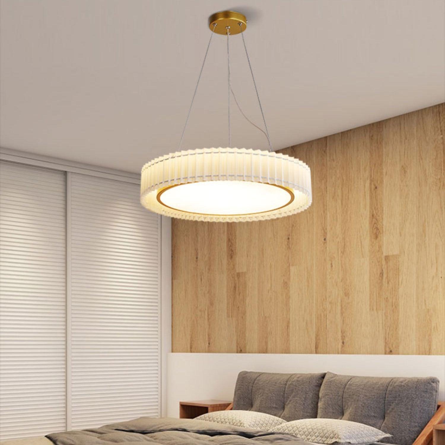 Averise Suspension Lampe en Tissu Confortable