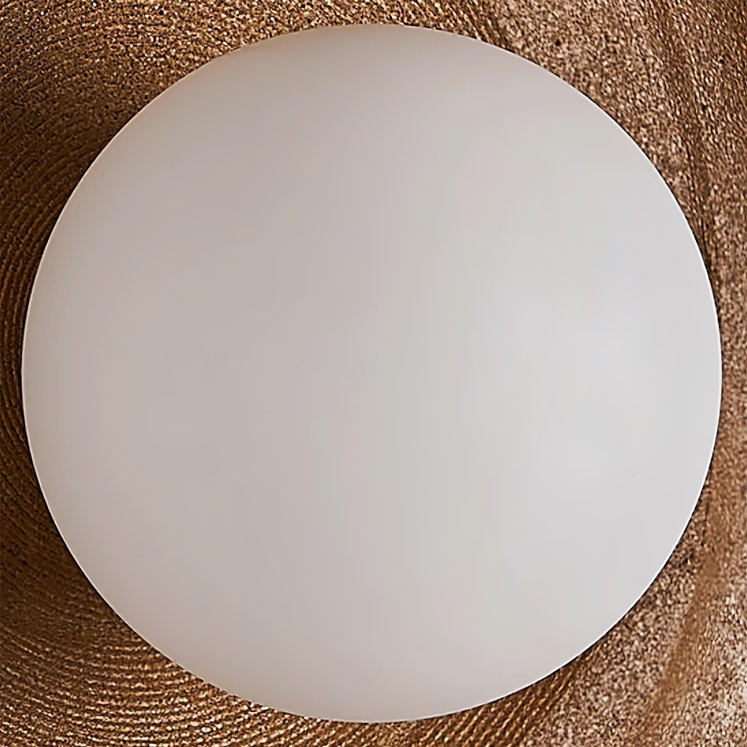 Virelli Applique Murale Disque en Fibre de Verre Globe en Acrylique pour Chaleur Nordique
