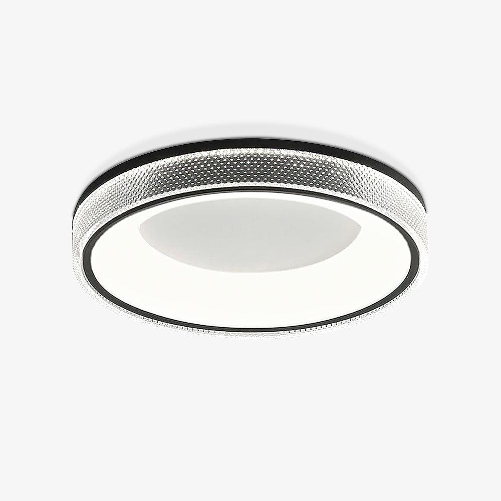 Solara Plafonnier Rond Encastré Minimaliste Chaud