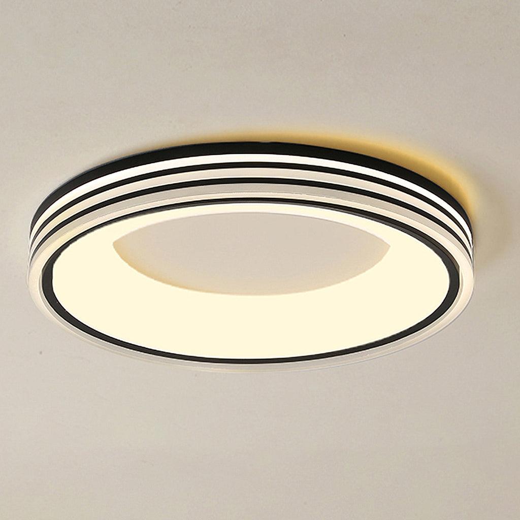 Solara Plafonnier Rond Encastré Minimaliste Chaud