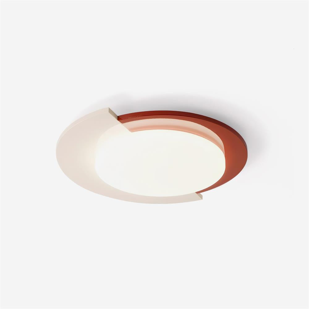 Toina Plafonnier Ronde Deux Tons Moderne Minimaliste