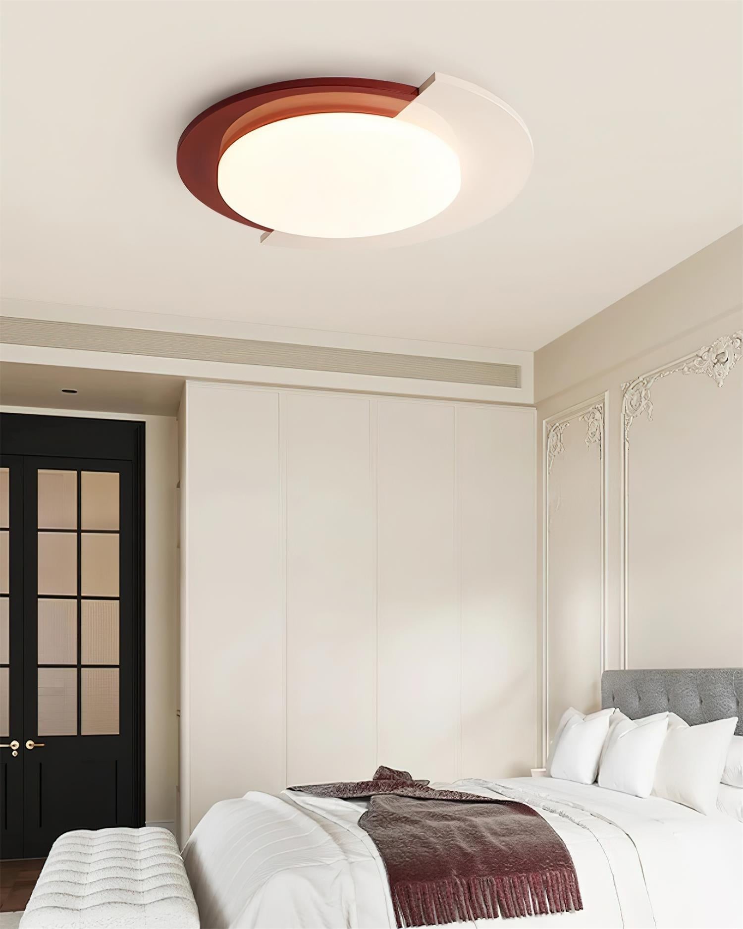 Toina Plafonnier Ronde Deux Tons Moderne Minimaliste