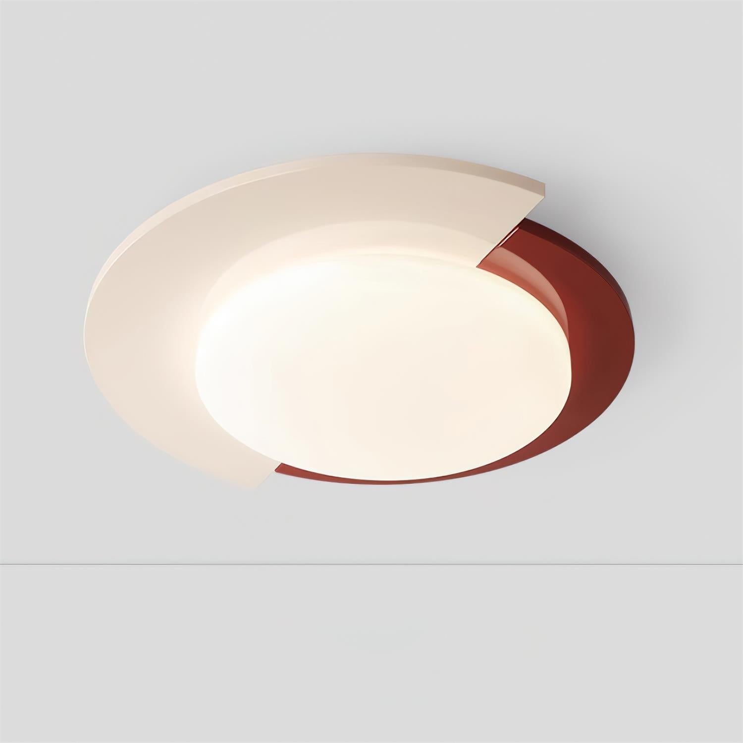 Toina Plafonnier Ronde Deux Tons Moderne Minimaliste