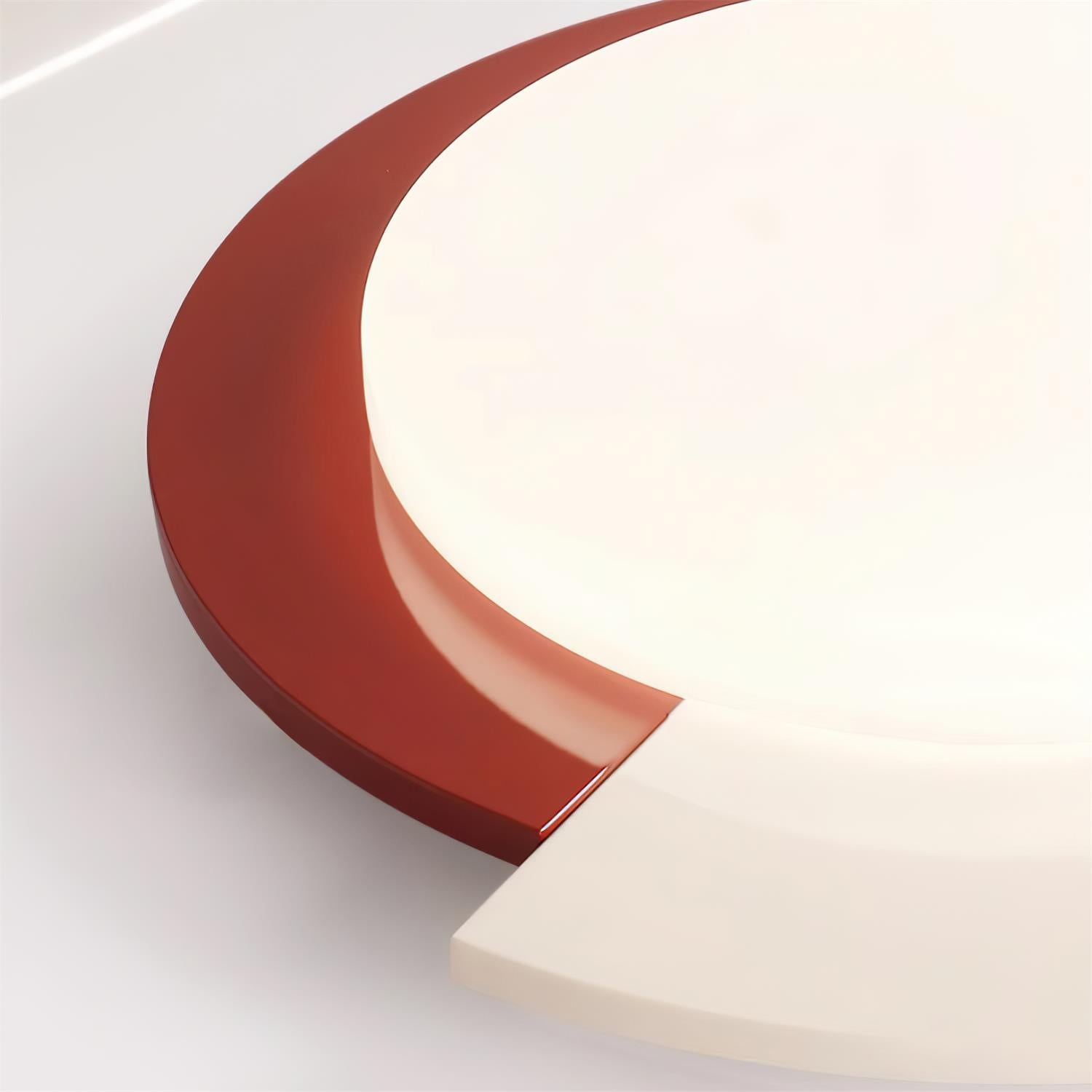 Toina Plafonnier Ronde Deux Tons Moderne Minimaliste