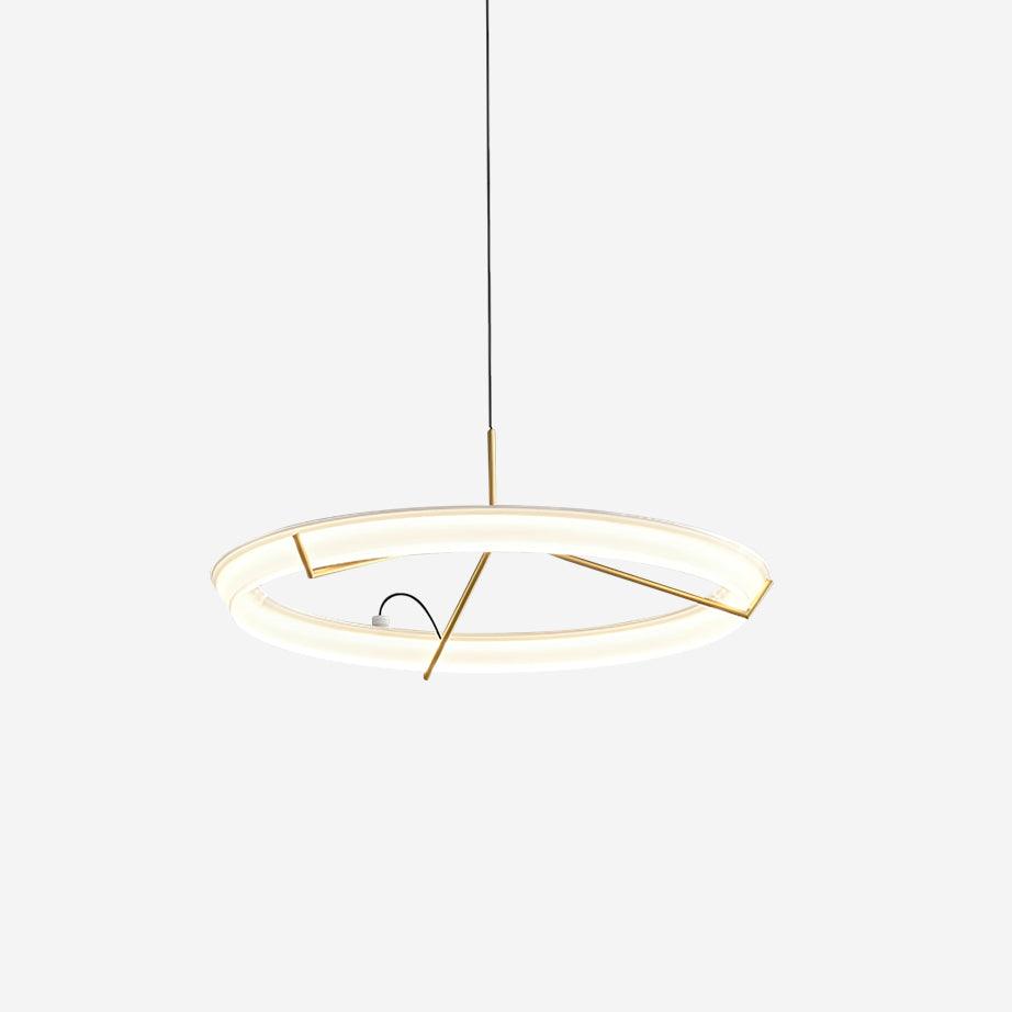 Vielle Lampe Suspendue Circulaire Élégante Moderne Ronde