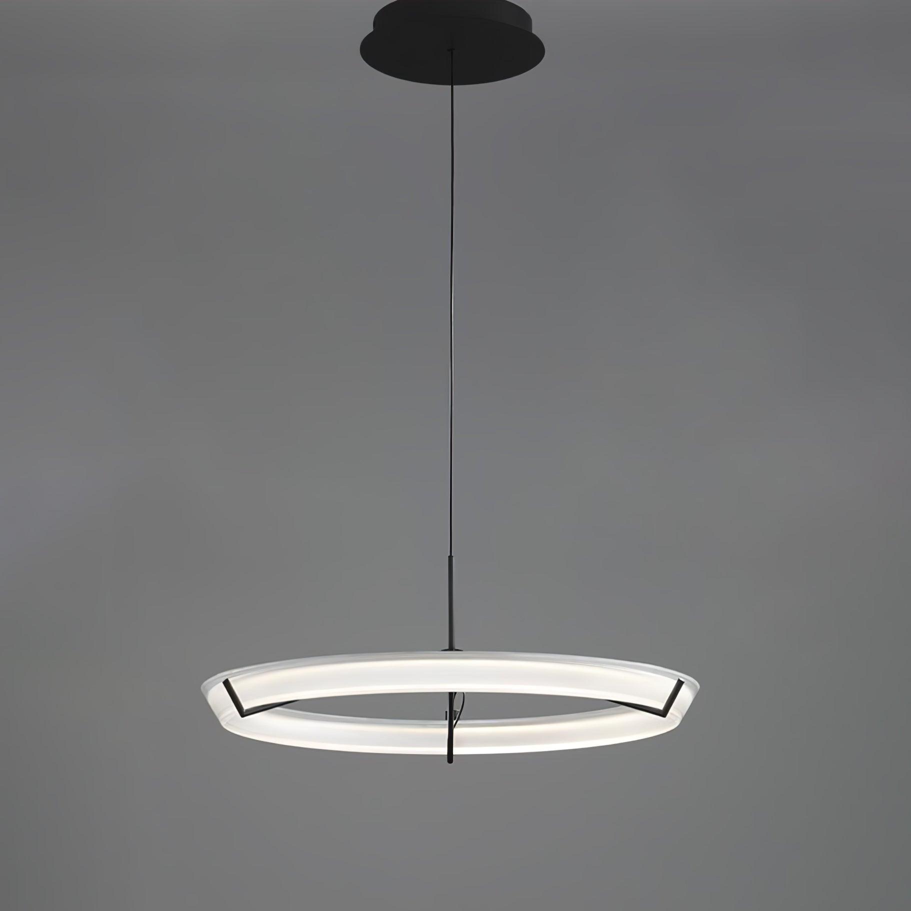 Vielle Lampe Suspendue Circulaire Élégante Moderne Ronde