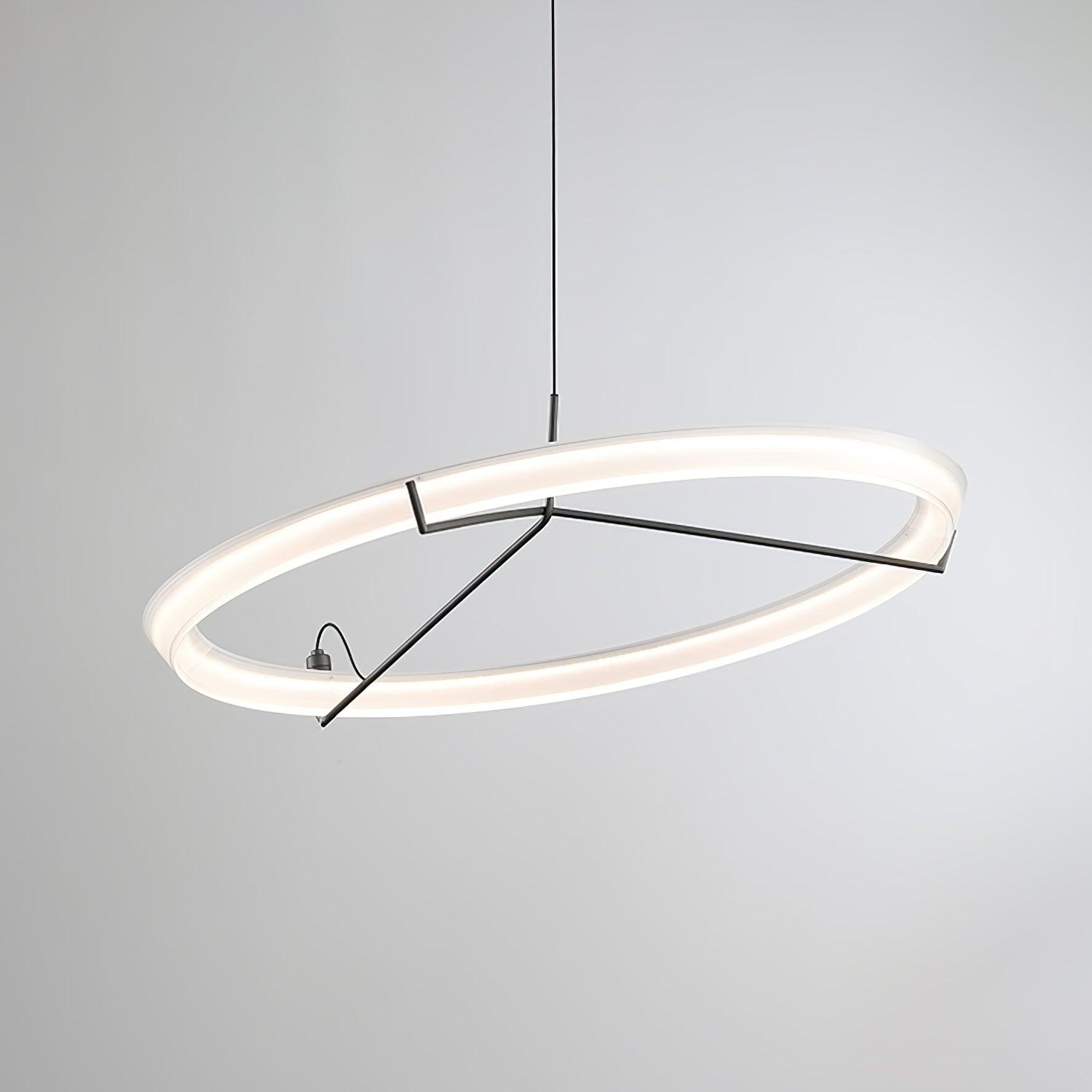 Vielle Lampe Suspendue Circulaire Élégante Moderne Ronde