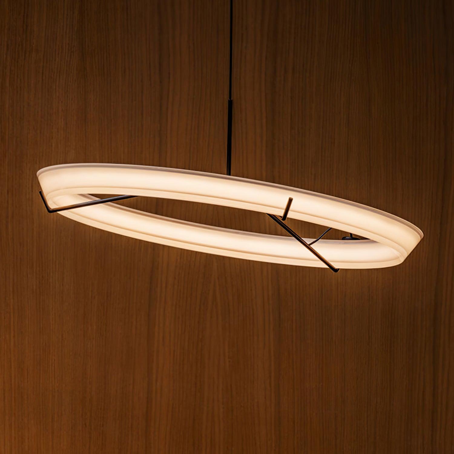 Vielle Lampe Suspendue Circulaire Élégante Moderne Ronde