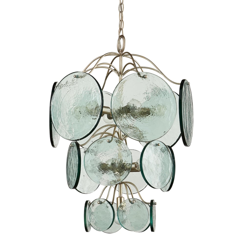 Aurora Lustre en Verre Disc Moderne