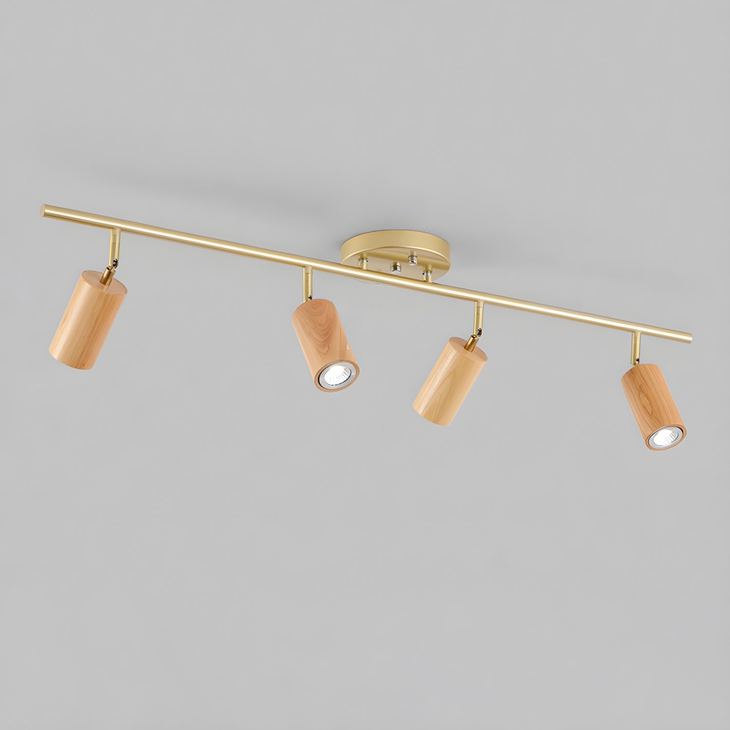 Usolila Lampe Plafonnier Moderne Minimaliste en Bois