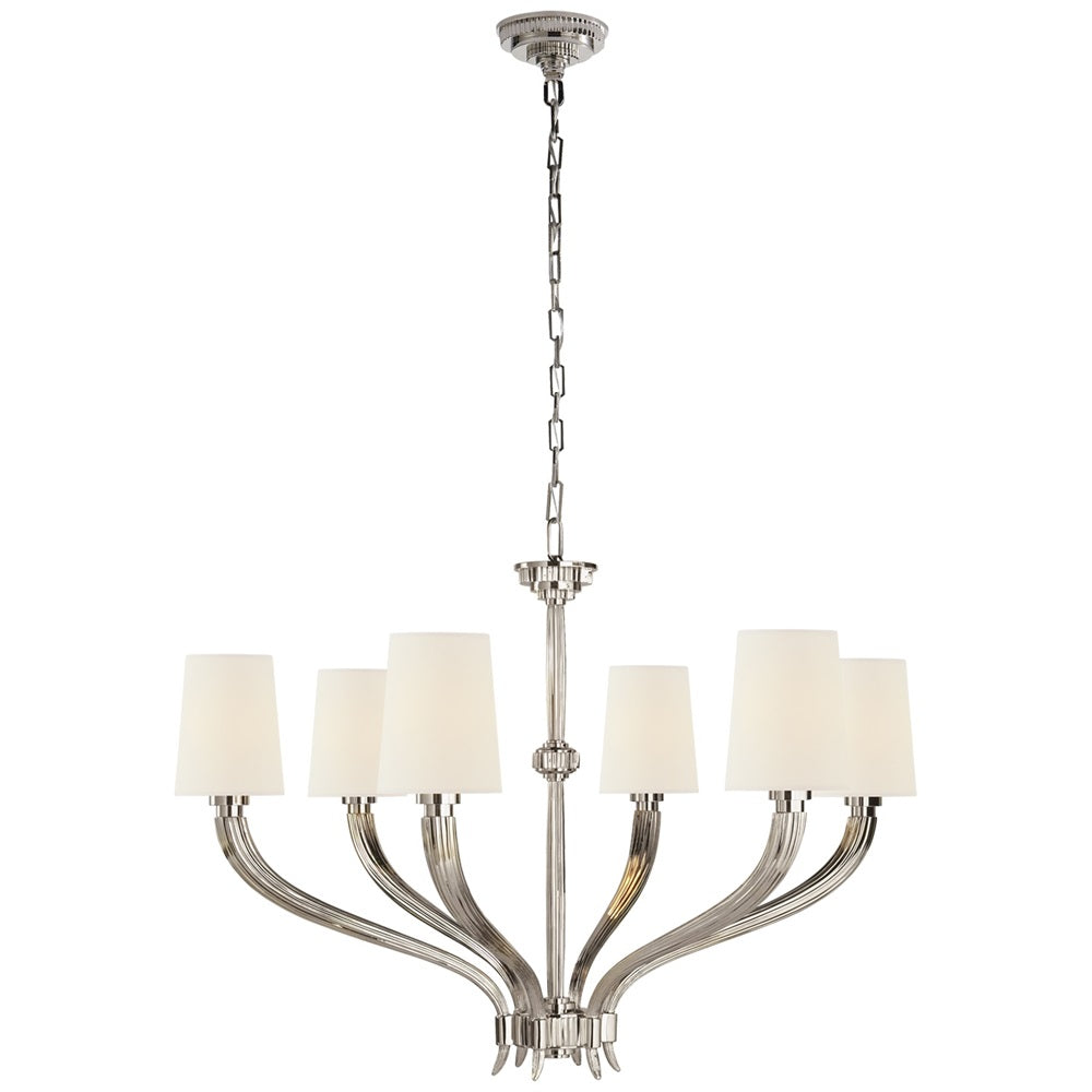 Olnoran Lustre Industriel Vintage Canne de Rivière Tissu