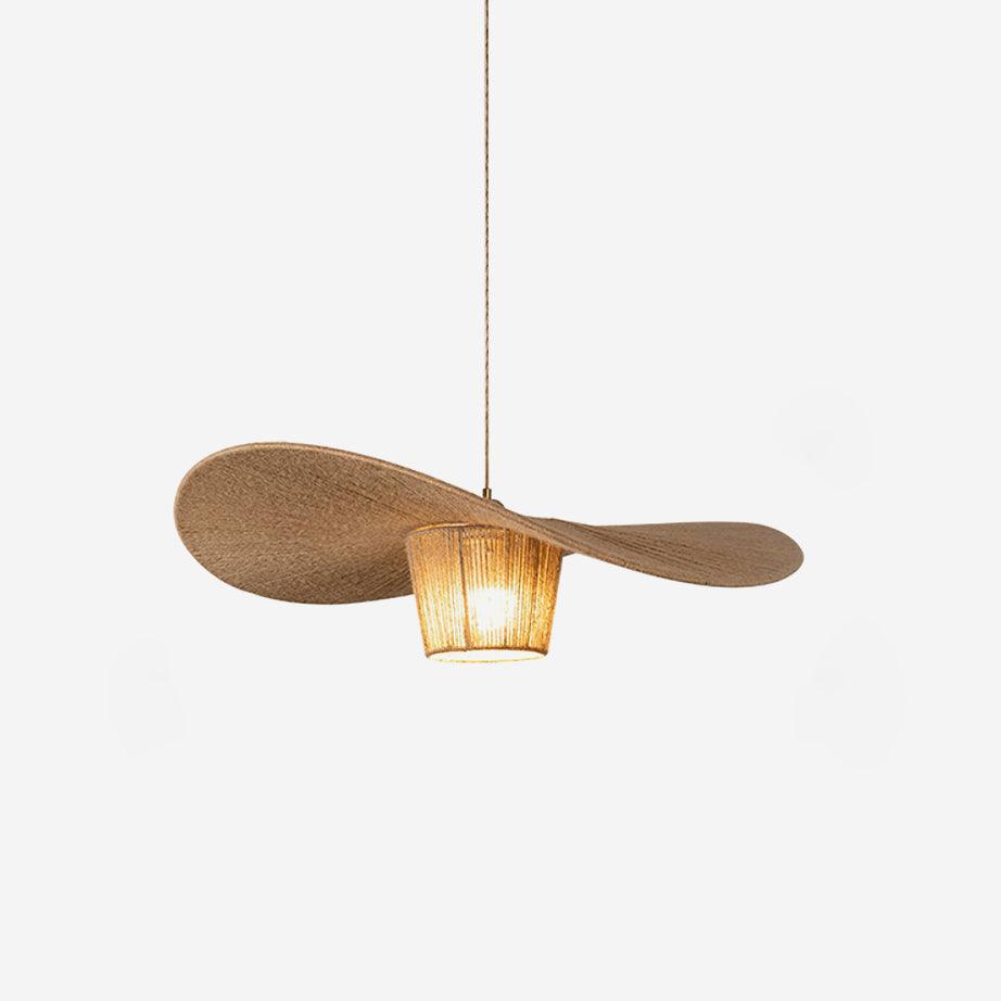 Rustique Chapeau Chanvre Suspension