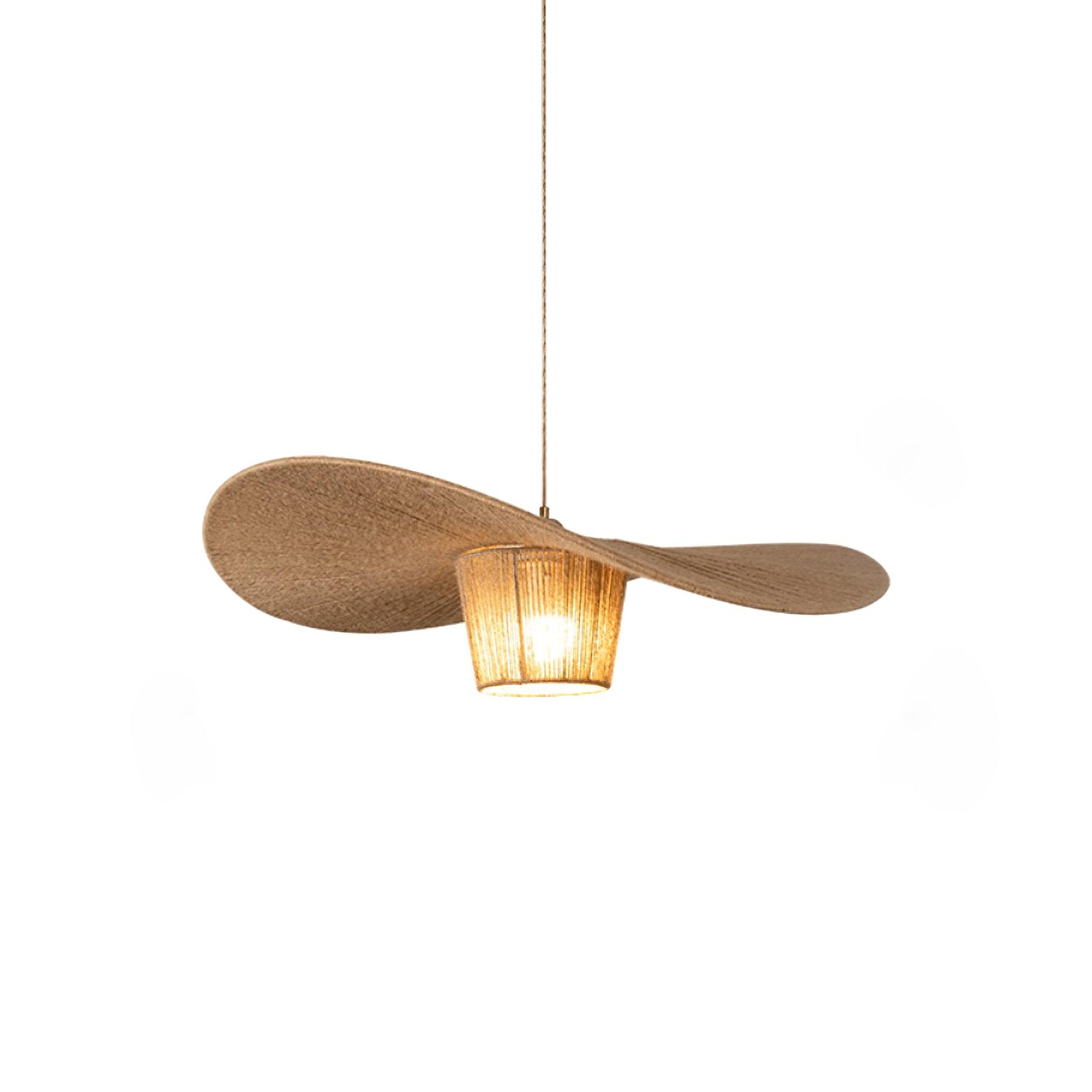 Rustique Chapeau Chanvre Suspension