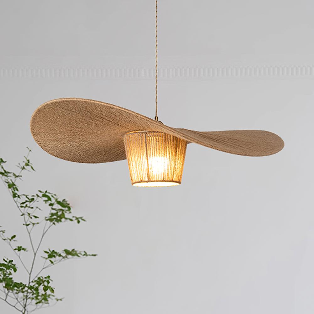 Rustique Chapeau Chanvre Suspension