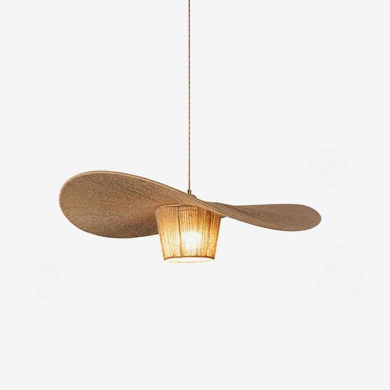 Rustique Chapeau Chanvre Suspension
