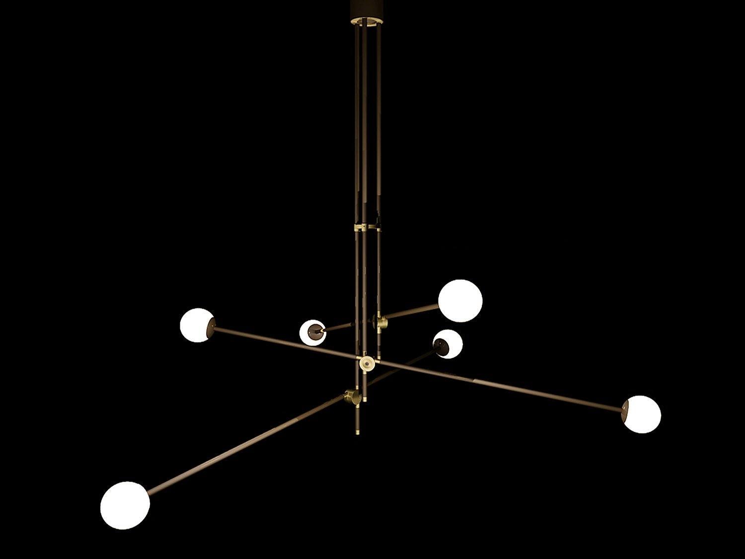 LustraLustre SI Laiton Verre Globe