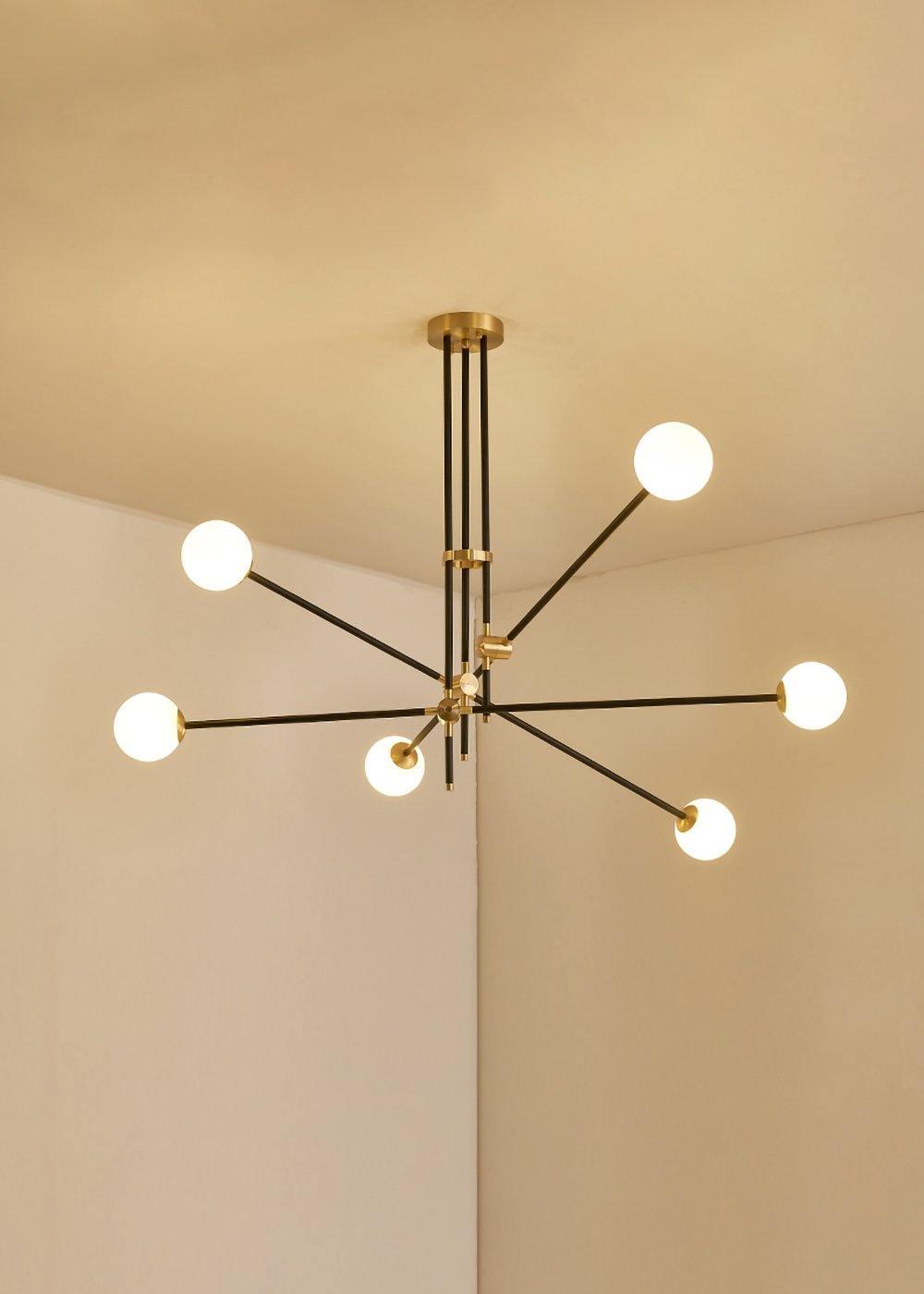 LustraLustre SI Laiton Verre Globe