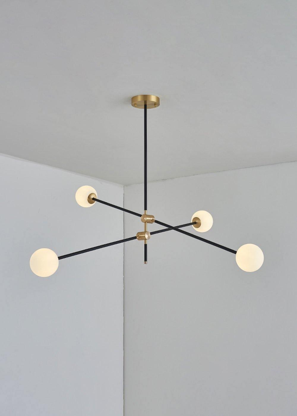 LustraLustre SI Laiton Verre Globe