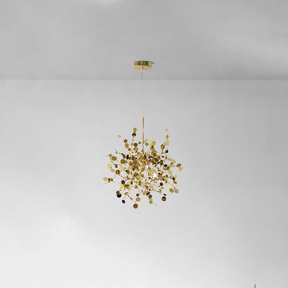 Ovela Suspension Divergence Inhabituelle. Acier Inoxydable. Or/Argent. Salle à Manger/Salon