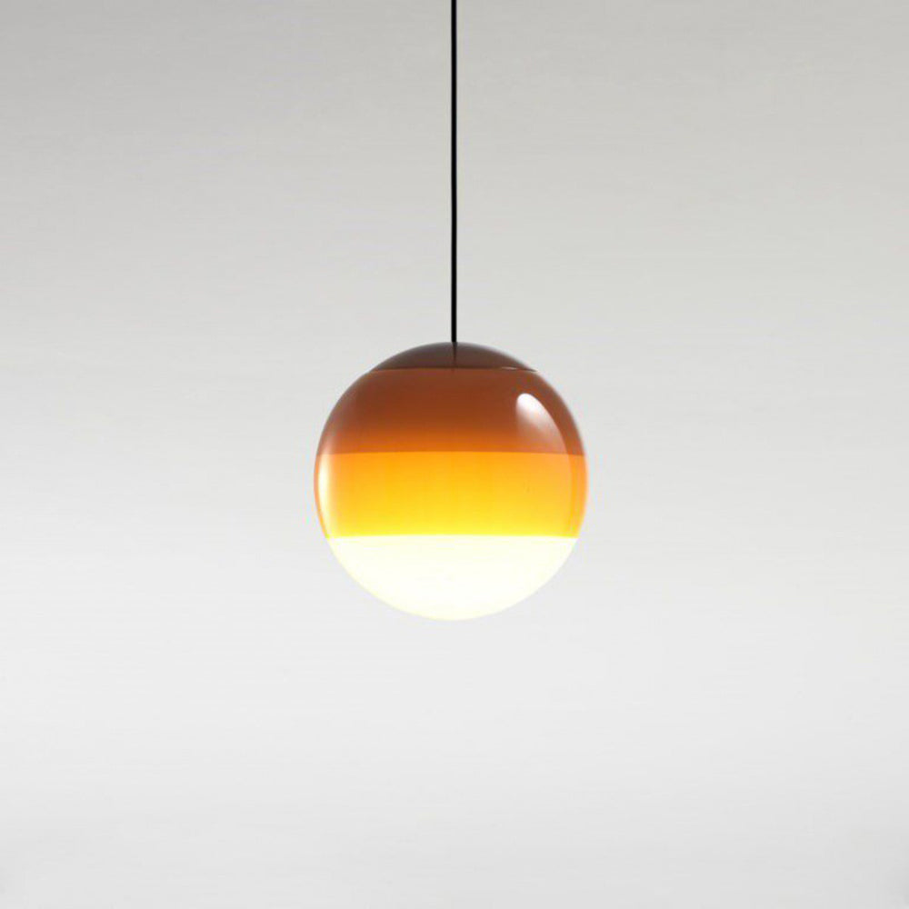 Edith Suspension Bulle Moderne Verre. Noir/Gris/Bleu/Rose. Salon
