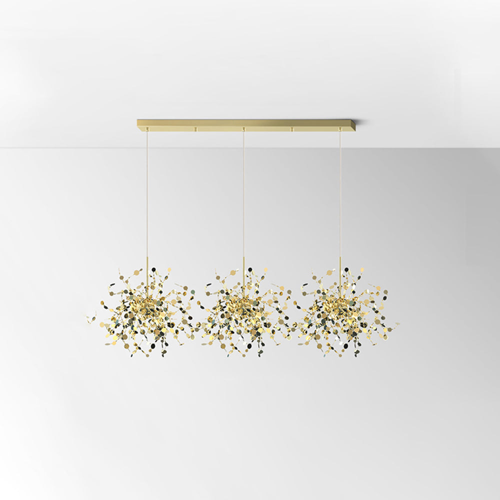 Ovela Suspension Divergence Inhabituelle. Acier Inoxydable. Or/Argent. Salle à Manger/Salon