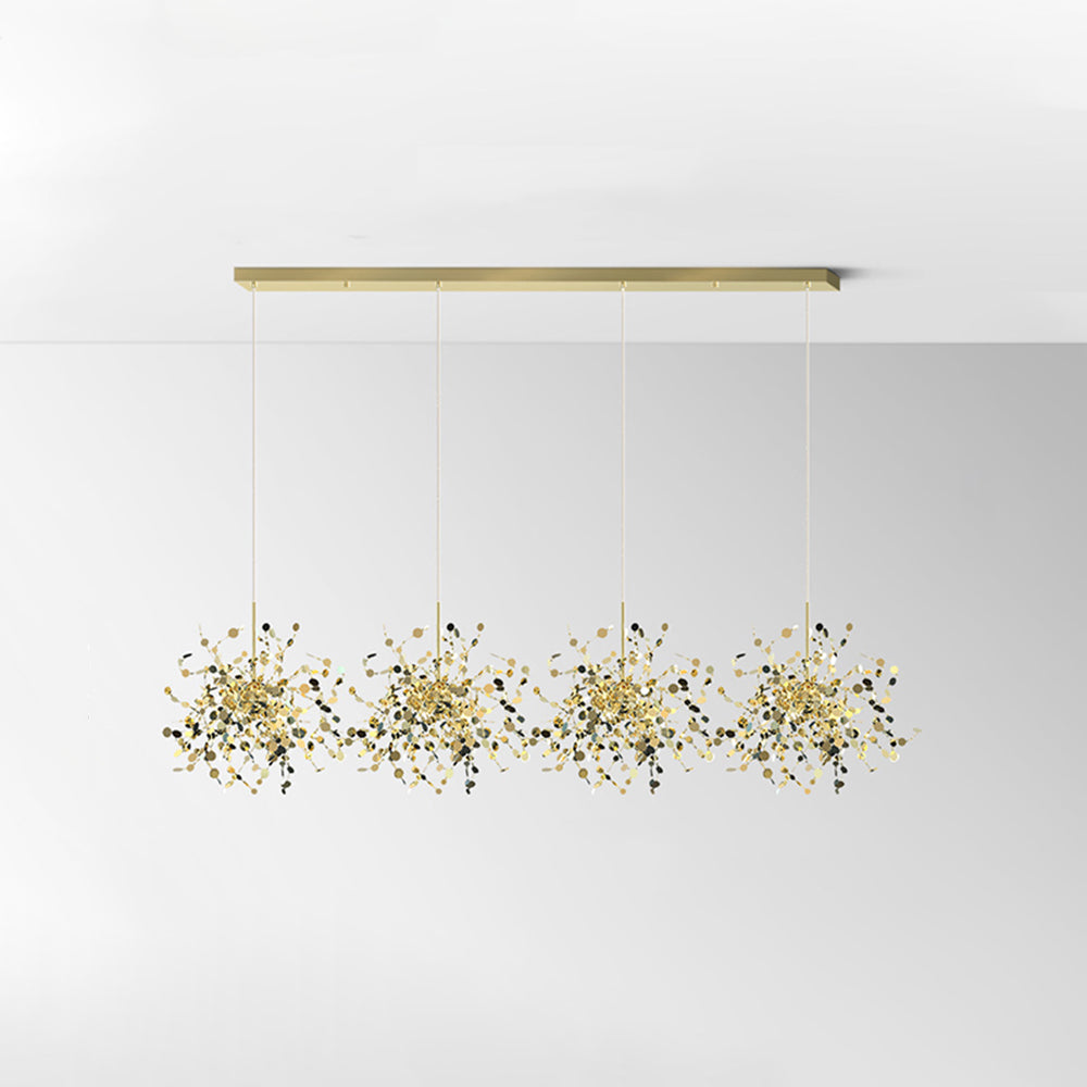 Ovela Suspension Divergence Inhabituelle. Acier Inoxydable. Or/Argent. Salle à Manger/Salon