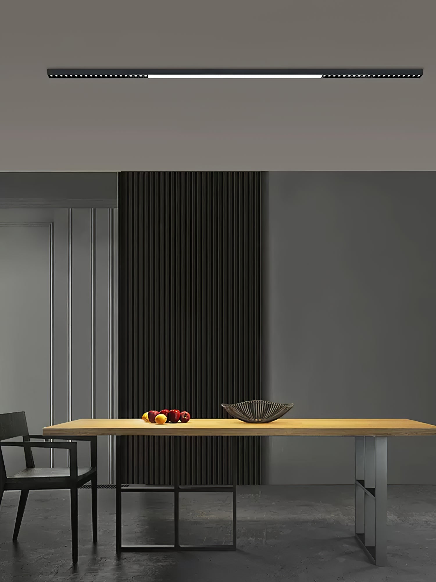 Line Suspension Flottante Moderne en Aluminium