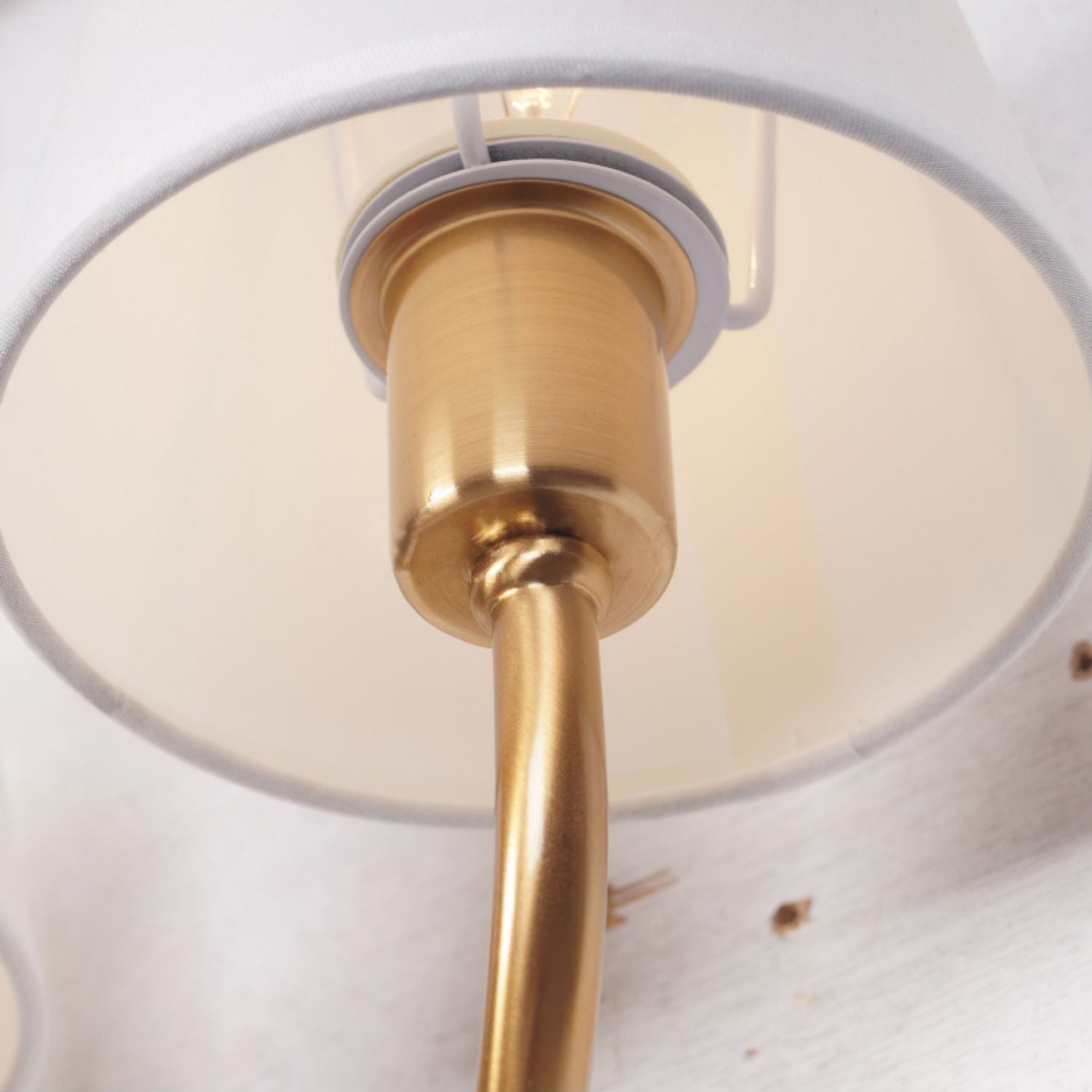 Ulcaran Applique Murale en Métal et Tissu Style Industriel Vintage