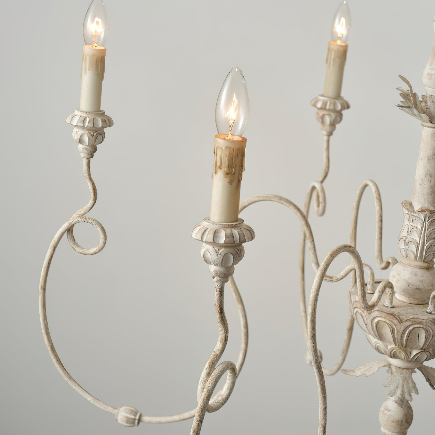 Viphaor Lustre en Bois et Métal Style Industriel Vintage