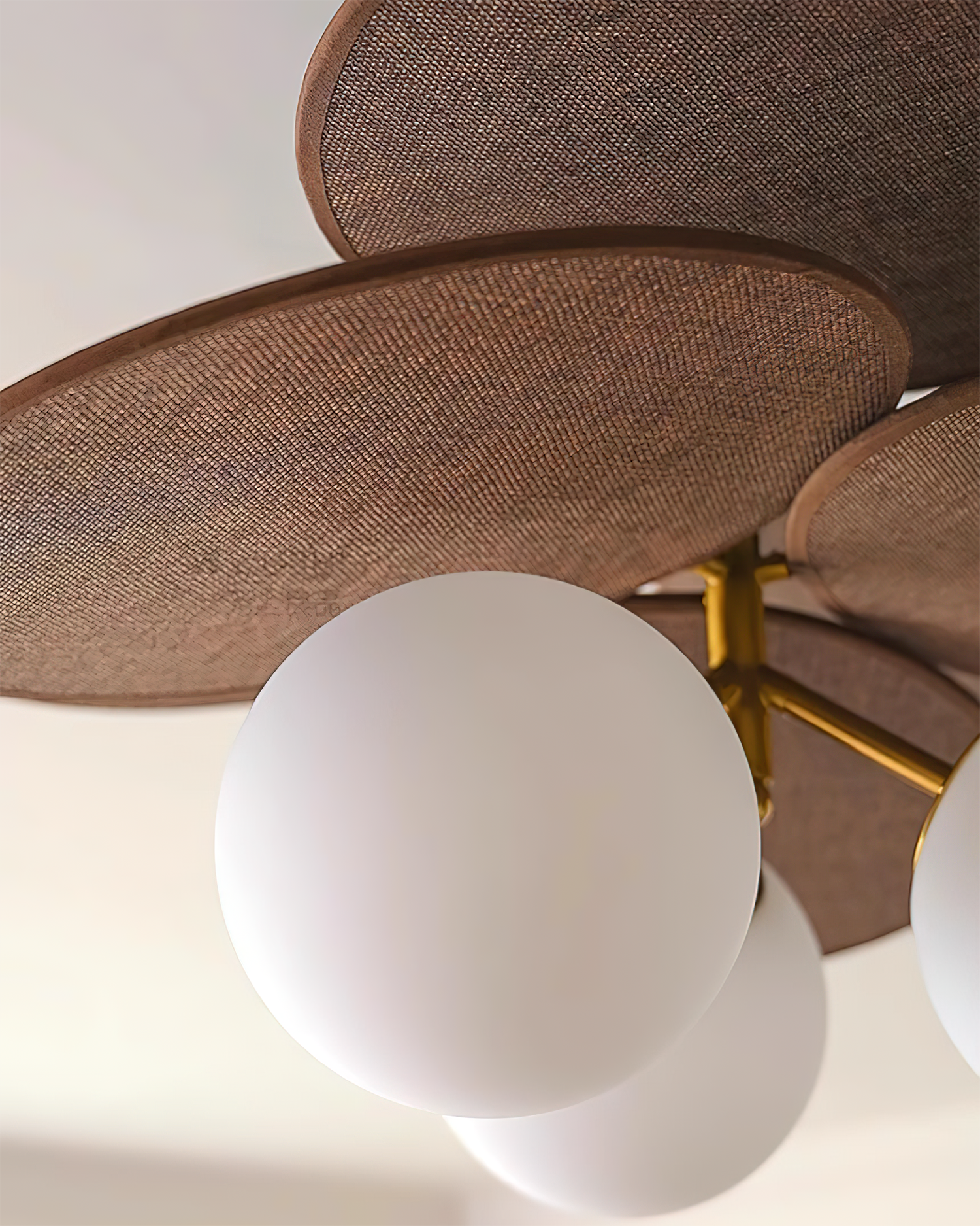 Eldo Lampe Plafond à Lames en Bois