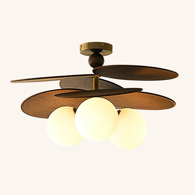 Eldo Lampe Plafond à Lames en Bois