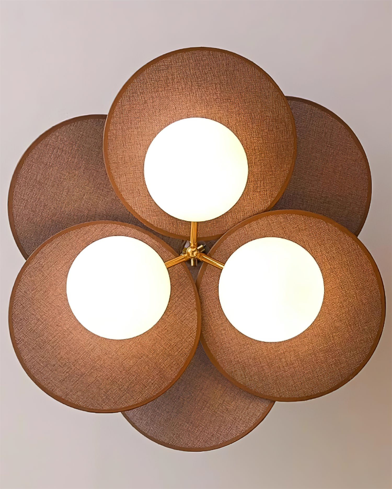 Eldo Lampe Plafond à Lames en Bois