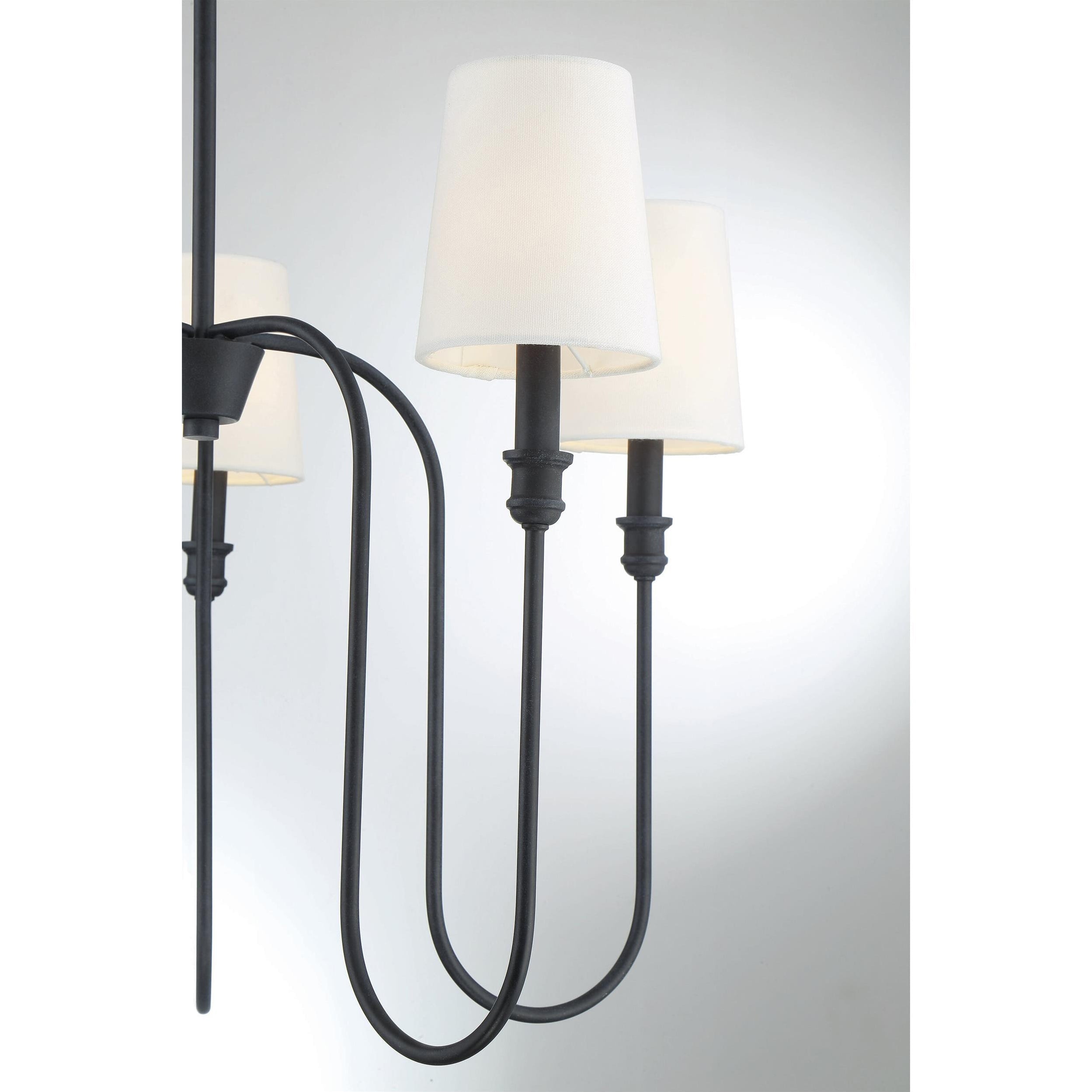 Evraeel Lustre en Métal et Tissu Moderne Minimaliste