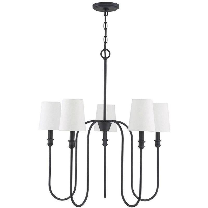 Evraeel Lustre en Métal et Tissu Moderne Minimaliste