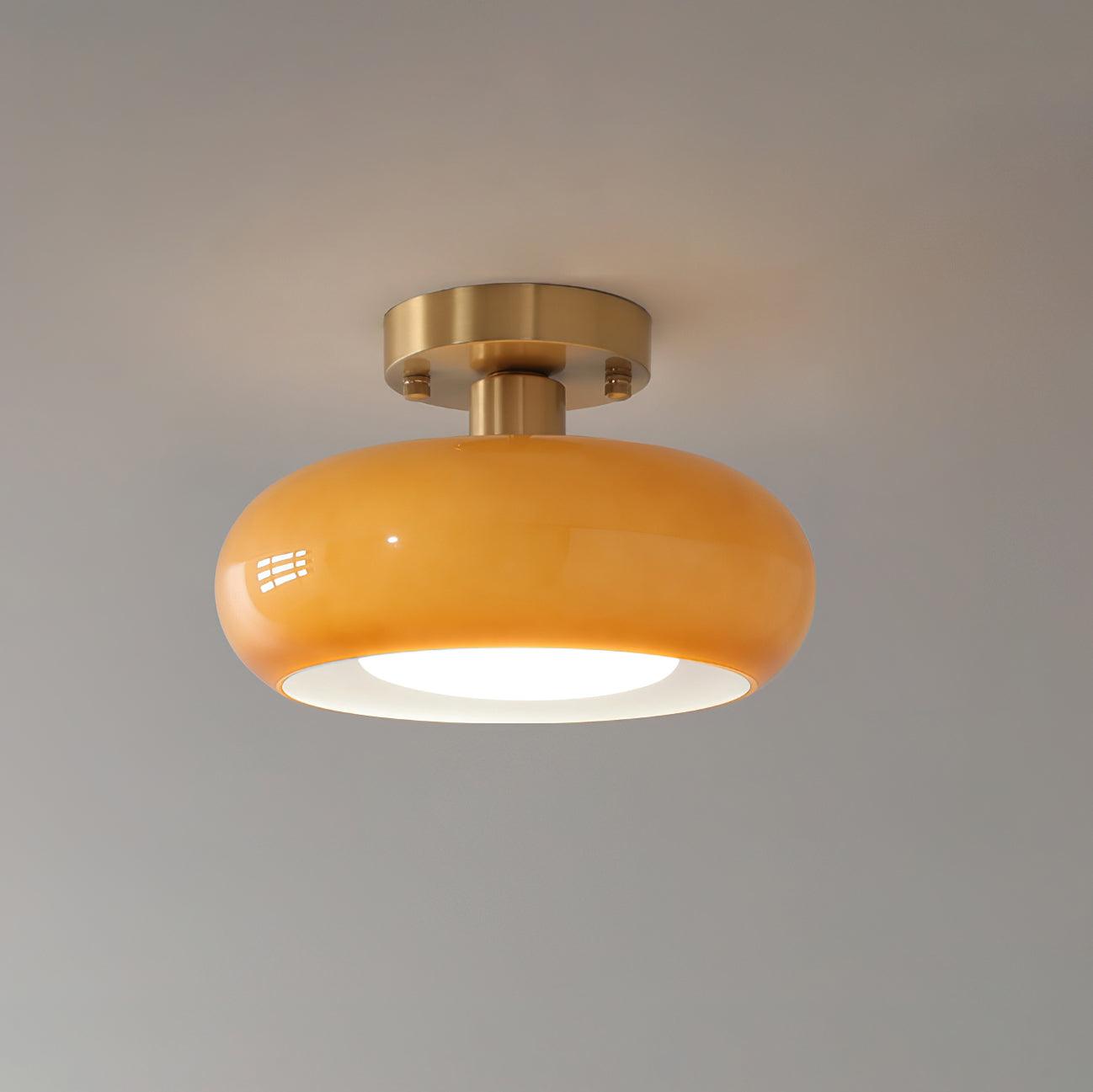 Aveline Plafonnier en Verre Moderne