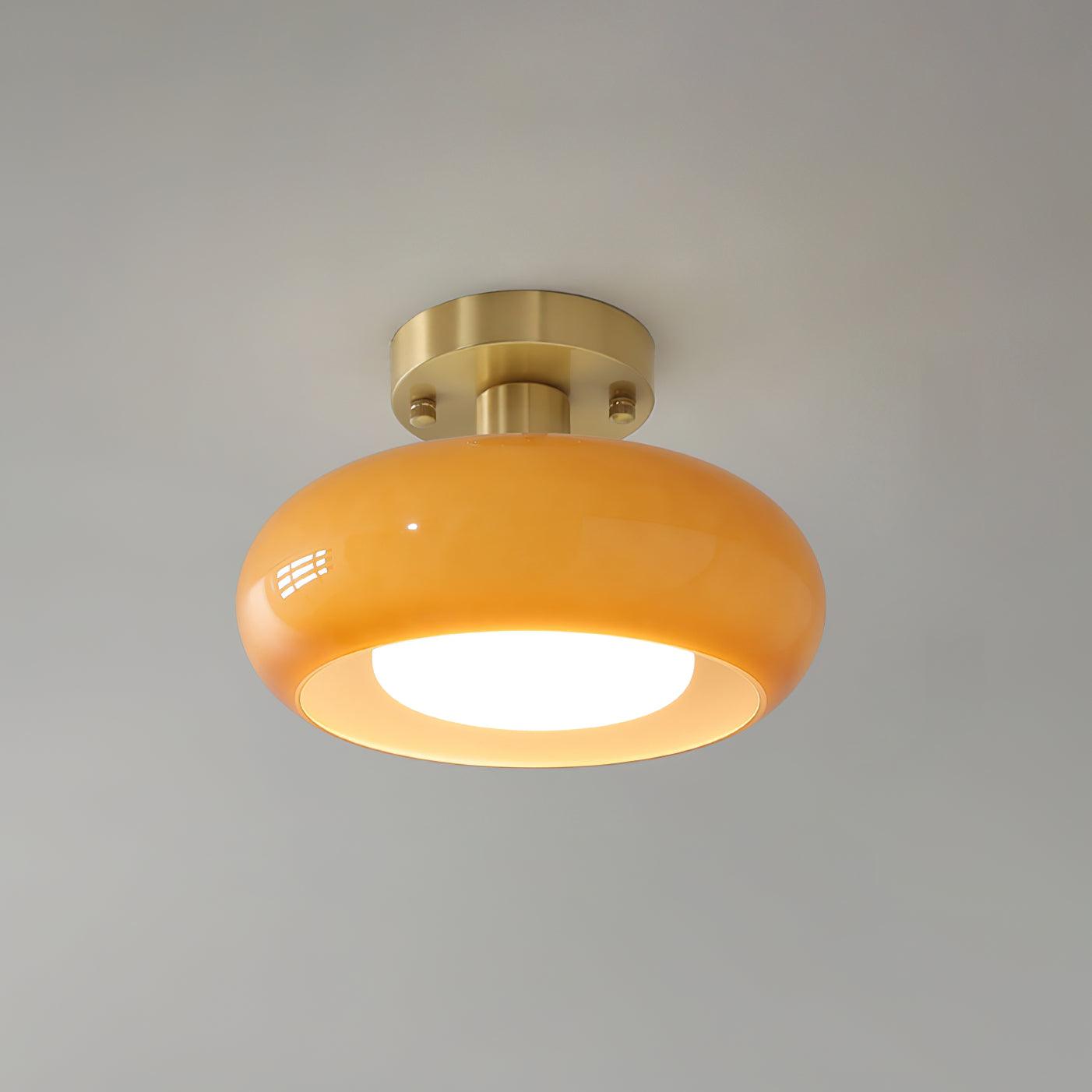 Aveline Plafonnier en Verre Moderne