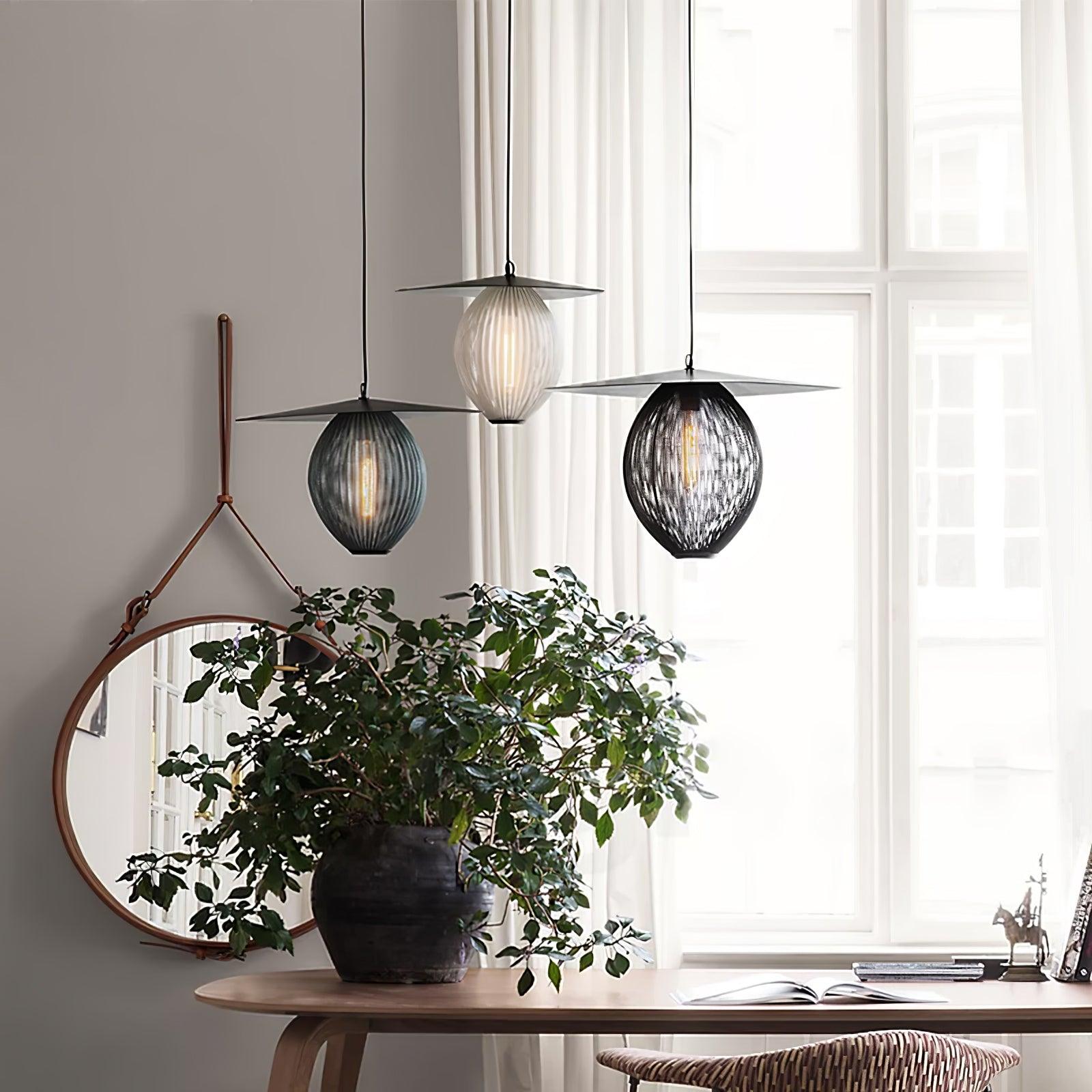 Hikari Suspension Lampe en Aluminium