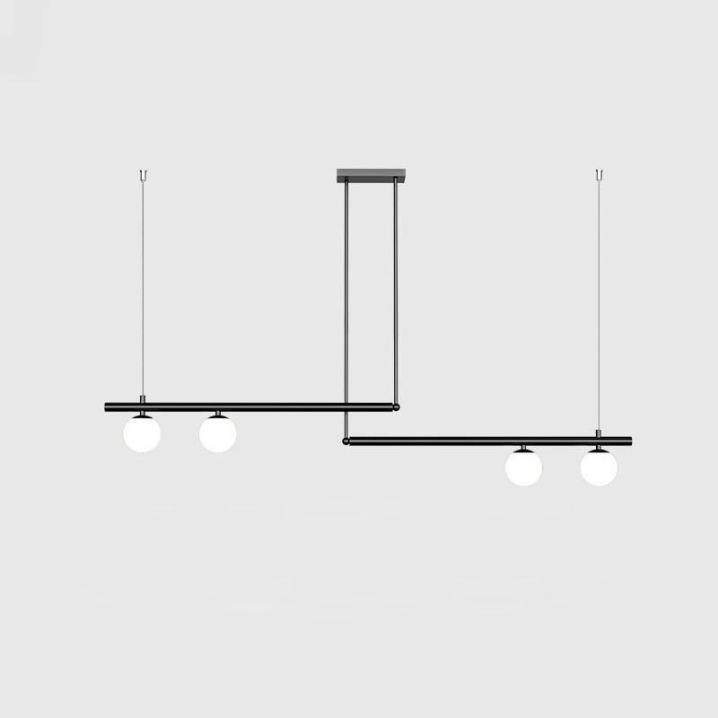Solara Suspension en laiton linéaire satellite minimaliste
