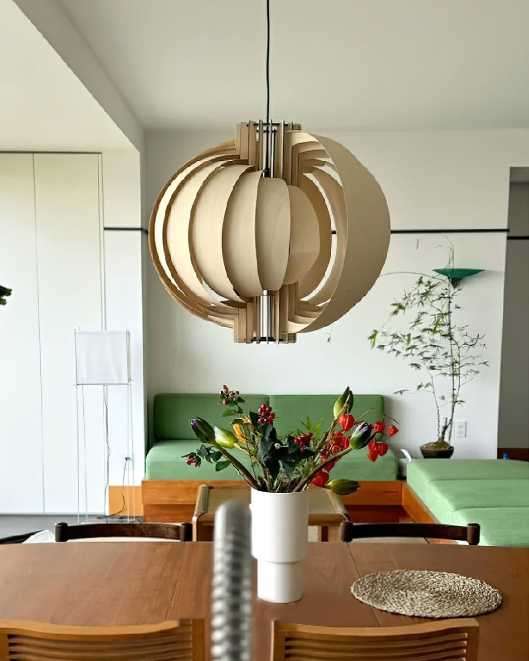 Ivraeus Suspension en Bois Anneau Élégance Premium