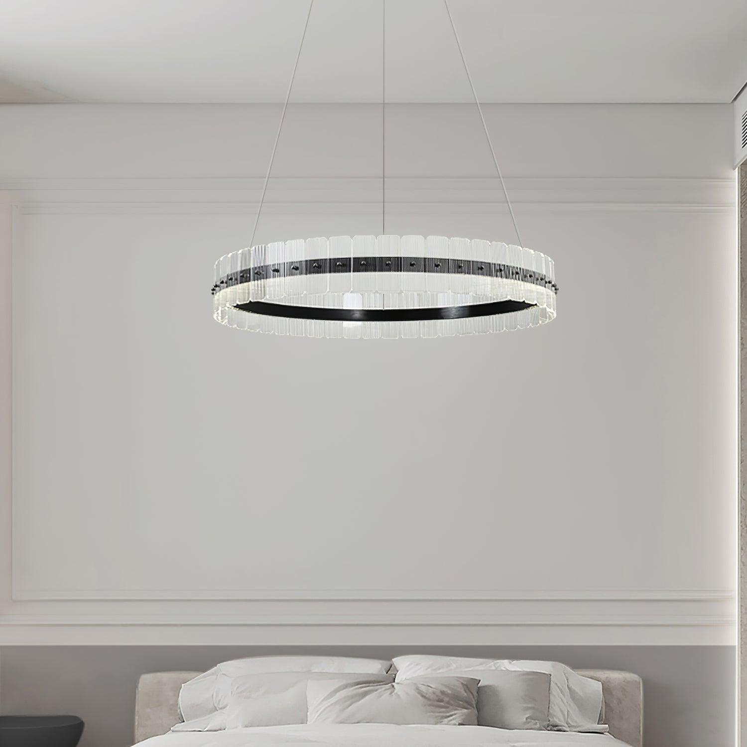 Lustra Lustre Saturno LED avec Blocs Acryliques