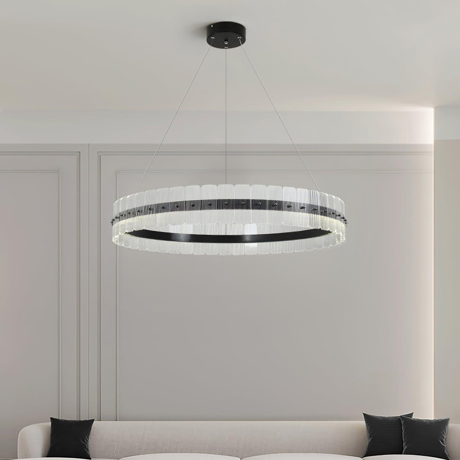 Lustra Lustre Saturno LED avec Blocs Acryliques